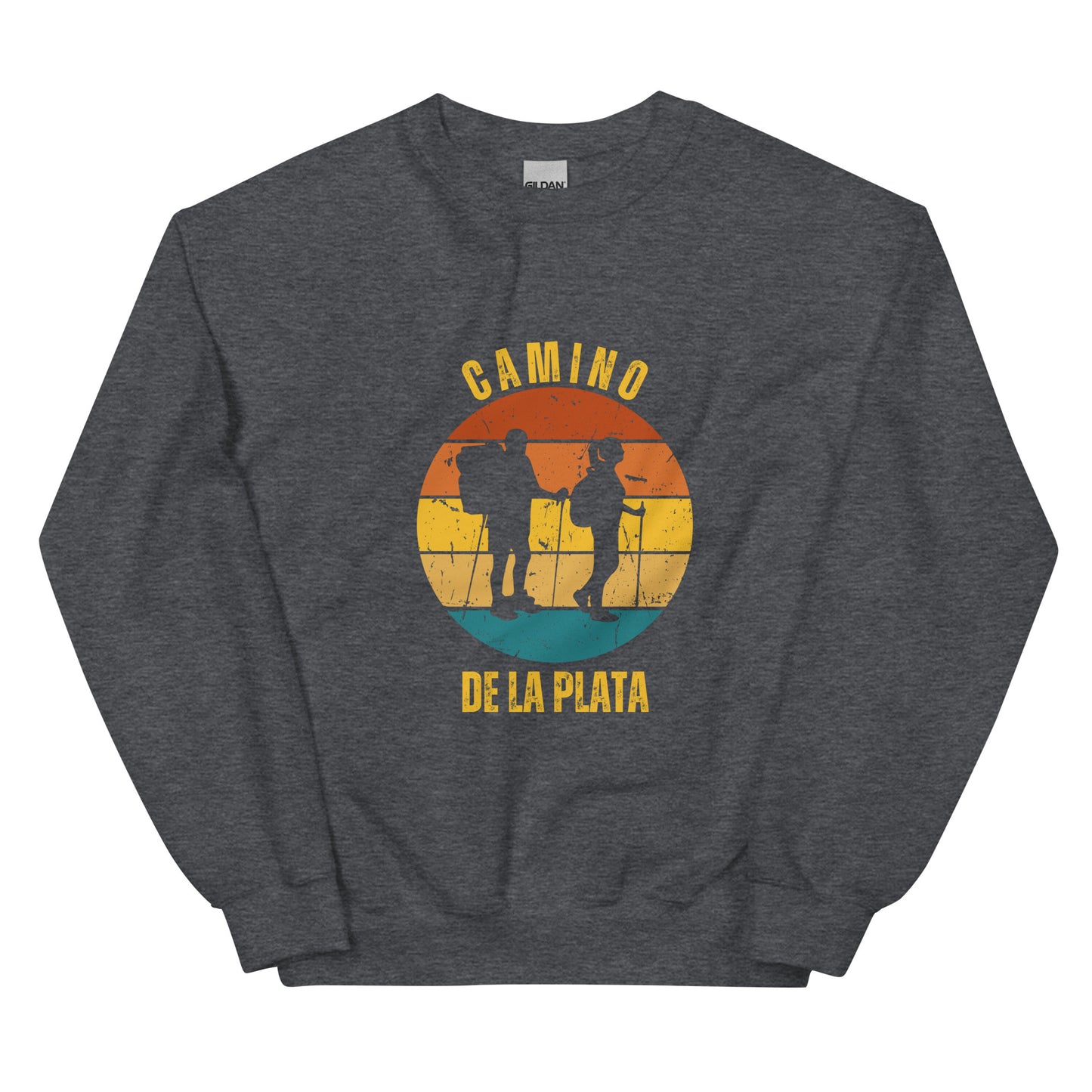 Camino de Santiago Sweatshirt, Gift for Portugues de la Plata Pilgrim 2 Hiker, Unisex