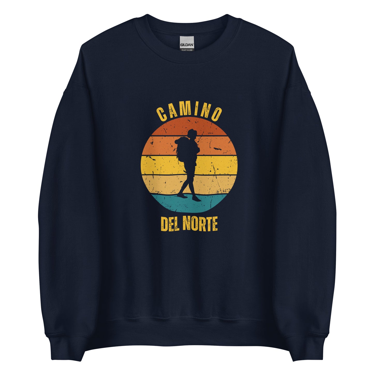 Portugues del Norte Sweatshirt, Camino de Santiago Keepsake, Solo Hiker, Unisex