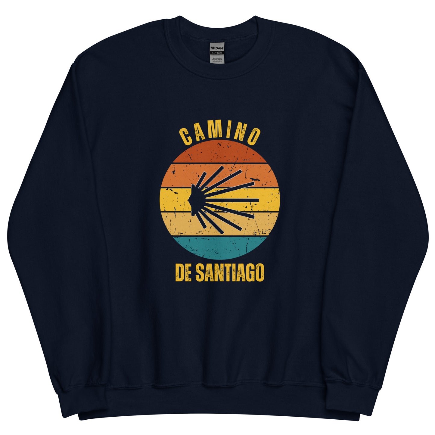 Camino de Santiago Sweatshirt, Gift for Camino de Santiago, Camino Seashell, Unisex