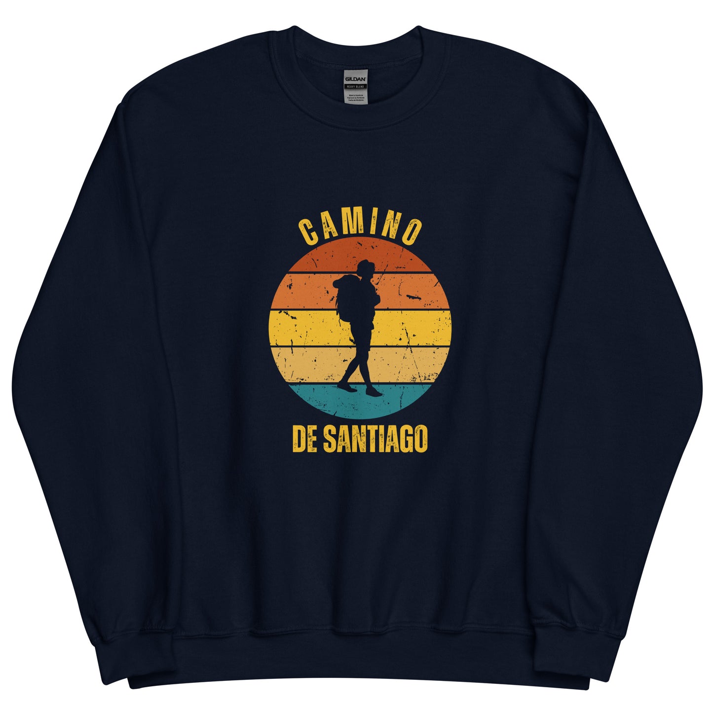 Camino de Santiago Sweatshirt,  Gift for Camino Keepsake, Solo Hiker, Unisex