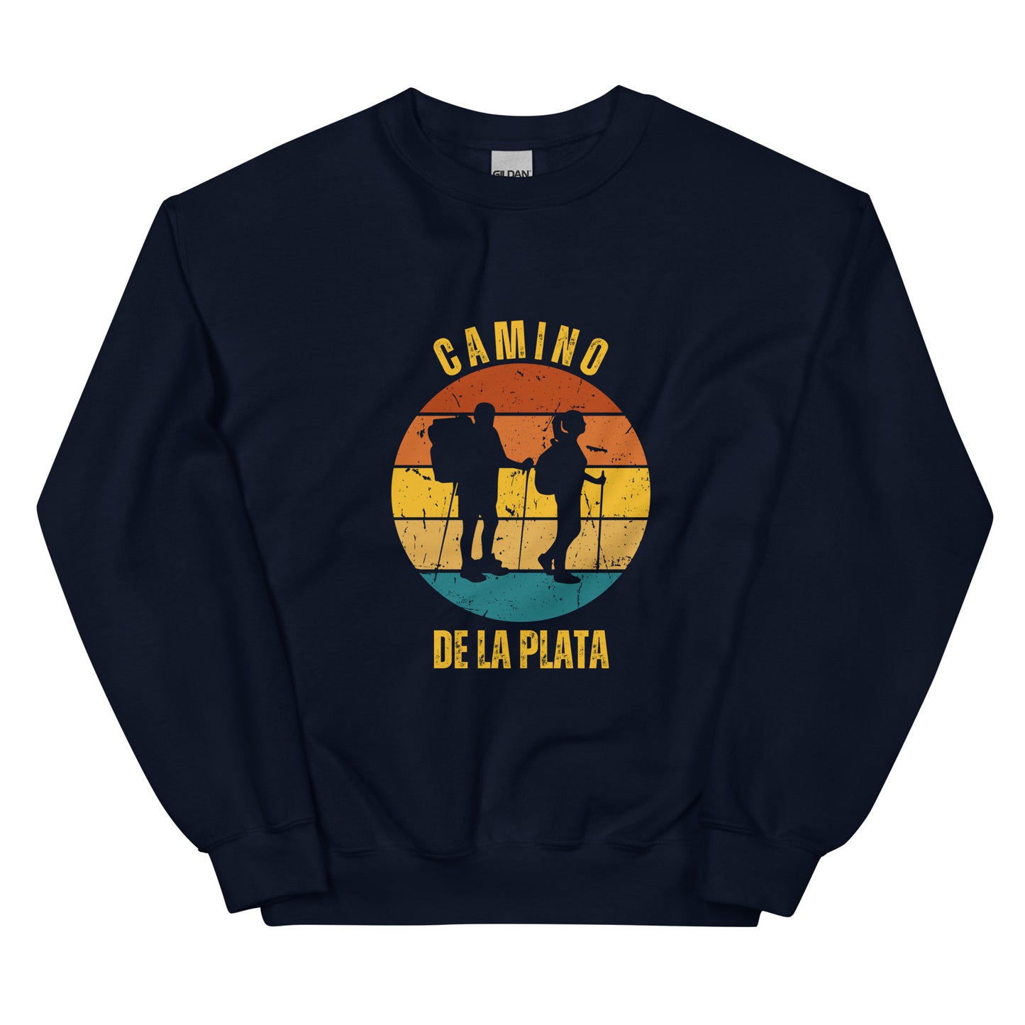 Camino de Santiago Sweatshirt, Gift for Portugues de la Plata Pilgrim 2 Hiker, Unisex