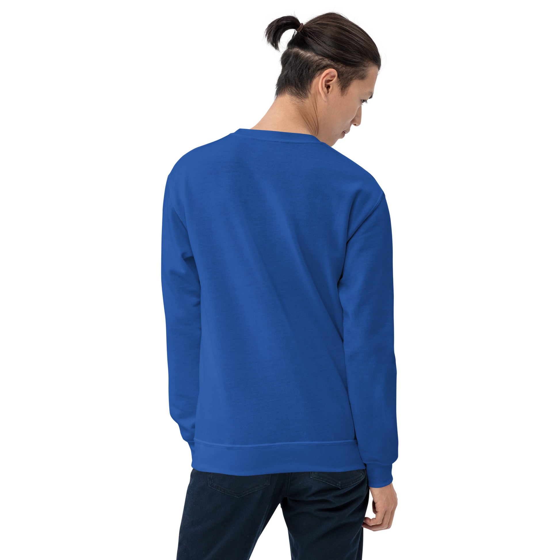 Camino de Santiago Finisterre Sweatshirt Royal Blue Back