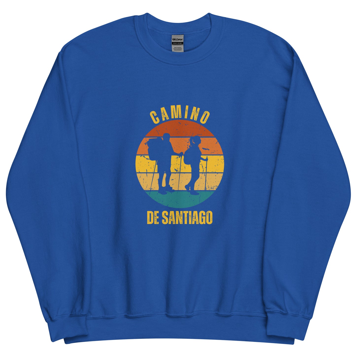 Camino de Santiago Sweatshirt, Gift for Camino de Santiago, 2 Hikers, Unisex