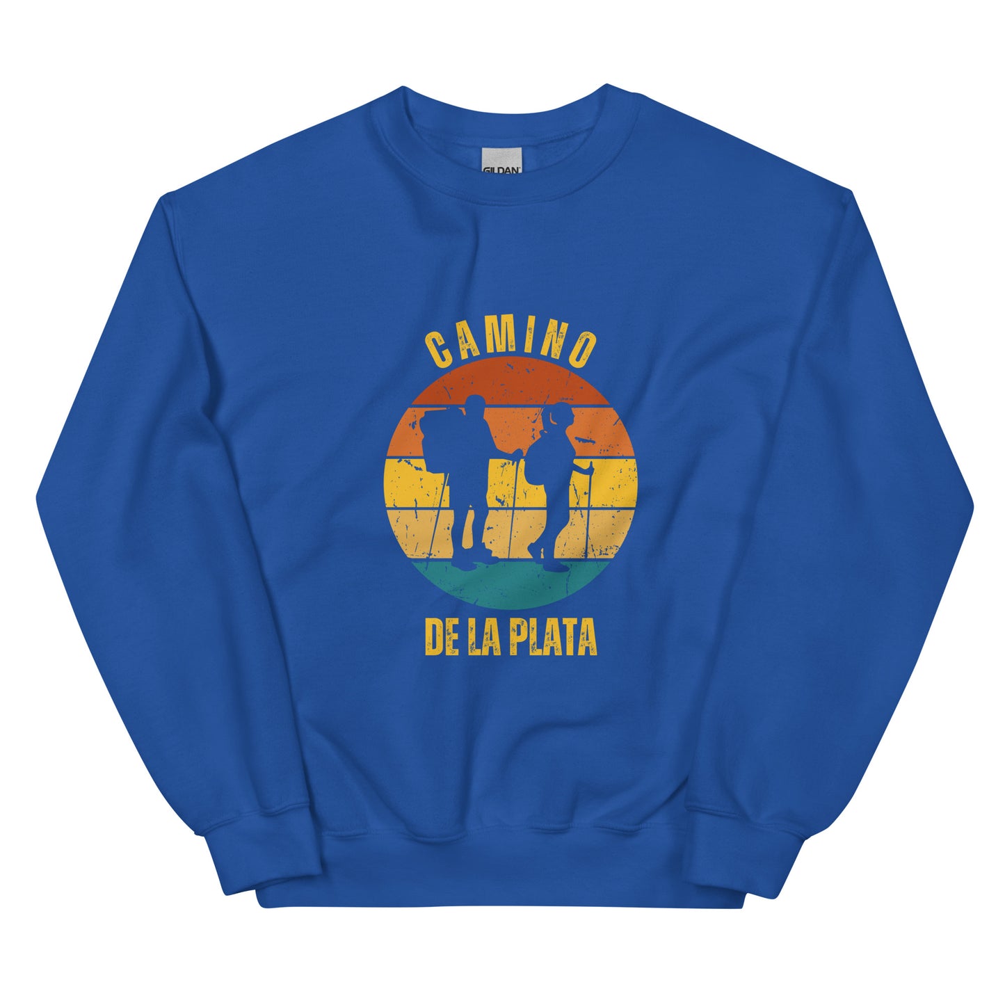 Camino de Santiago Sweatshirt, Gift for Portugues de la Plata Pilgrim 2 Hiker, Unisex