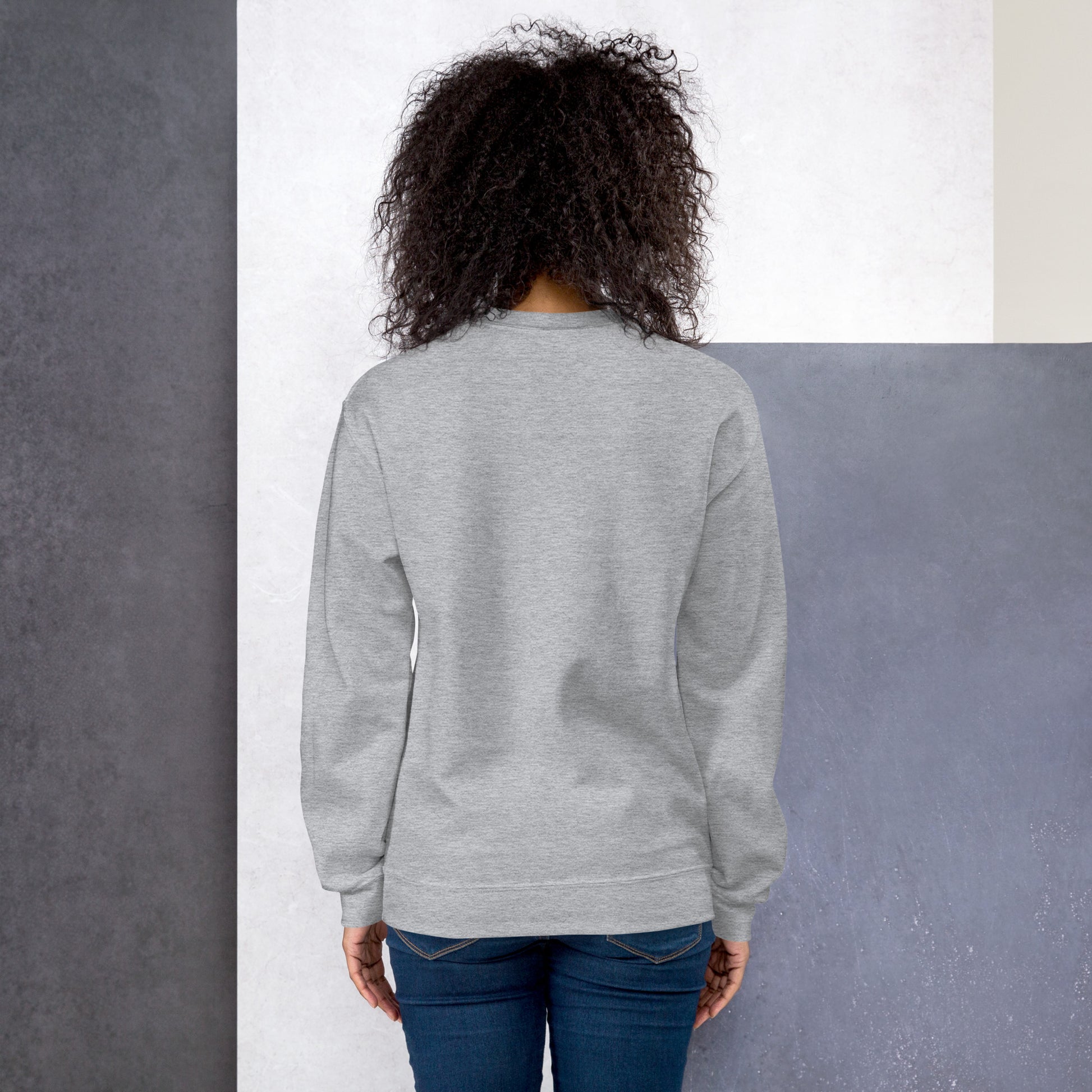 Camino Portugues de la Costa Sweatshirt Back Sport Grey