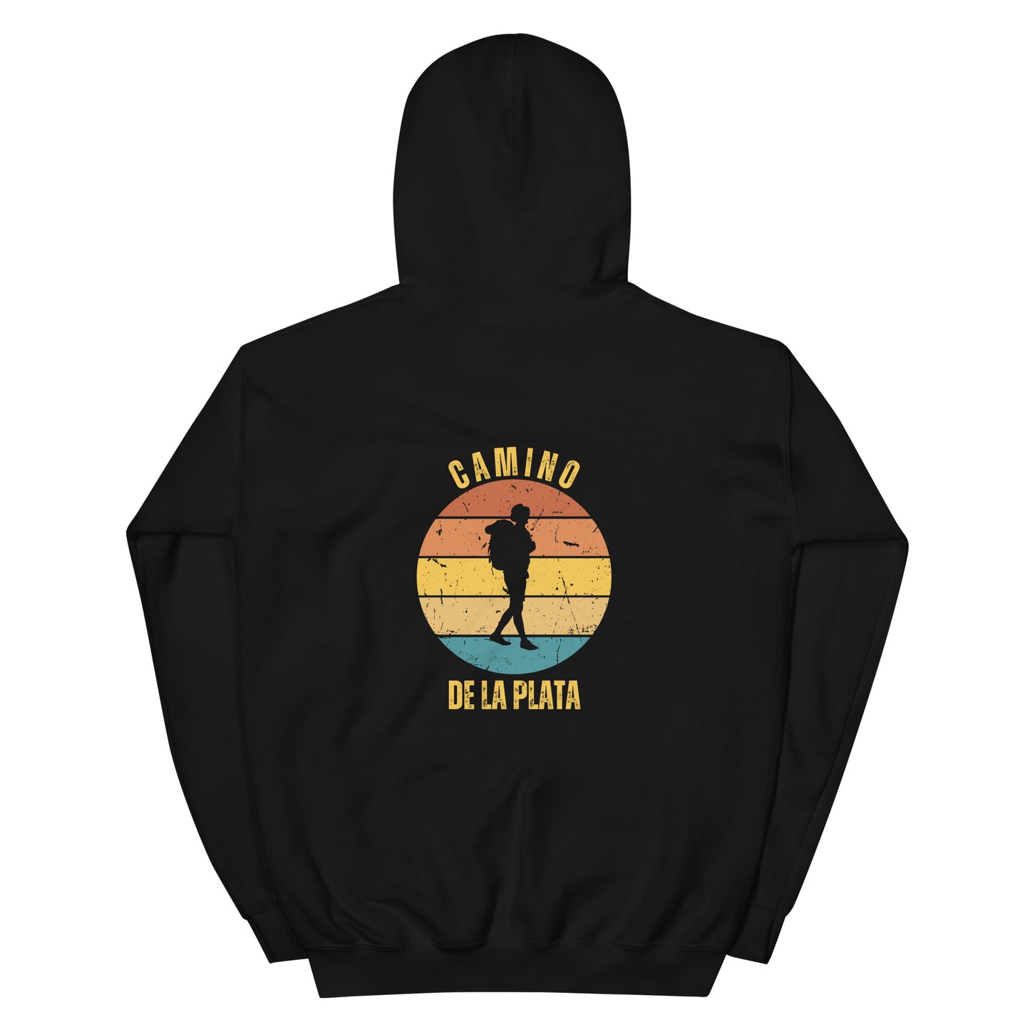 Camino Via de la Plata, Gift for Camino de Santiago, Mozárabe, Spain Keepsake, Solo Hiker, Unisex Hoodie Buen Camino