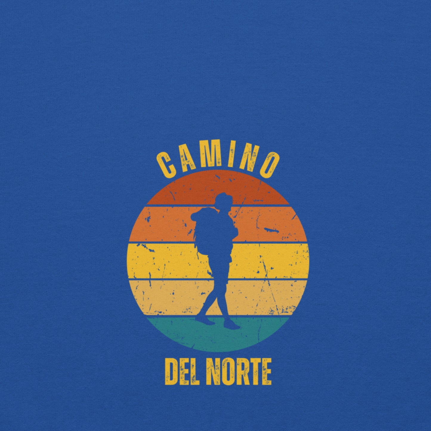 Camino del Norte, Gift for Santiago Northern Way, Spain Keepsake, Solo Hiker, Unisex Hoodie Buen Camino