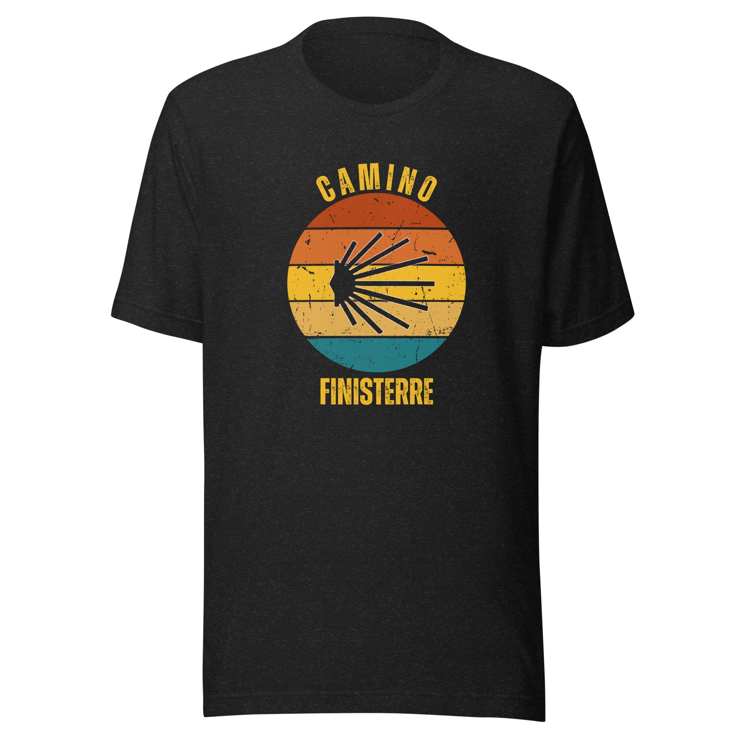 Camino Finisterre T-Shirt, Commemorate Camino de Santiago Finisterra Keepsake, Seashell, Unisex