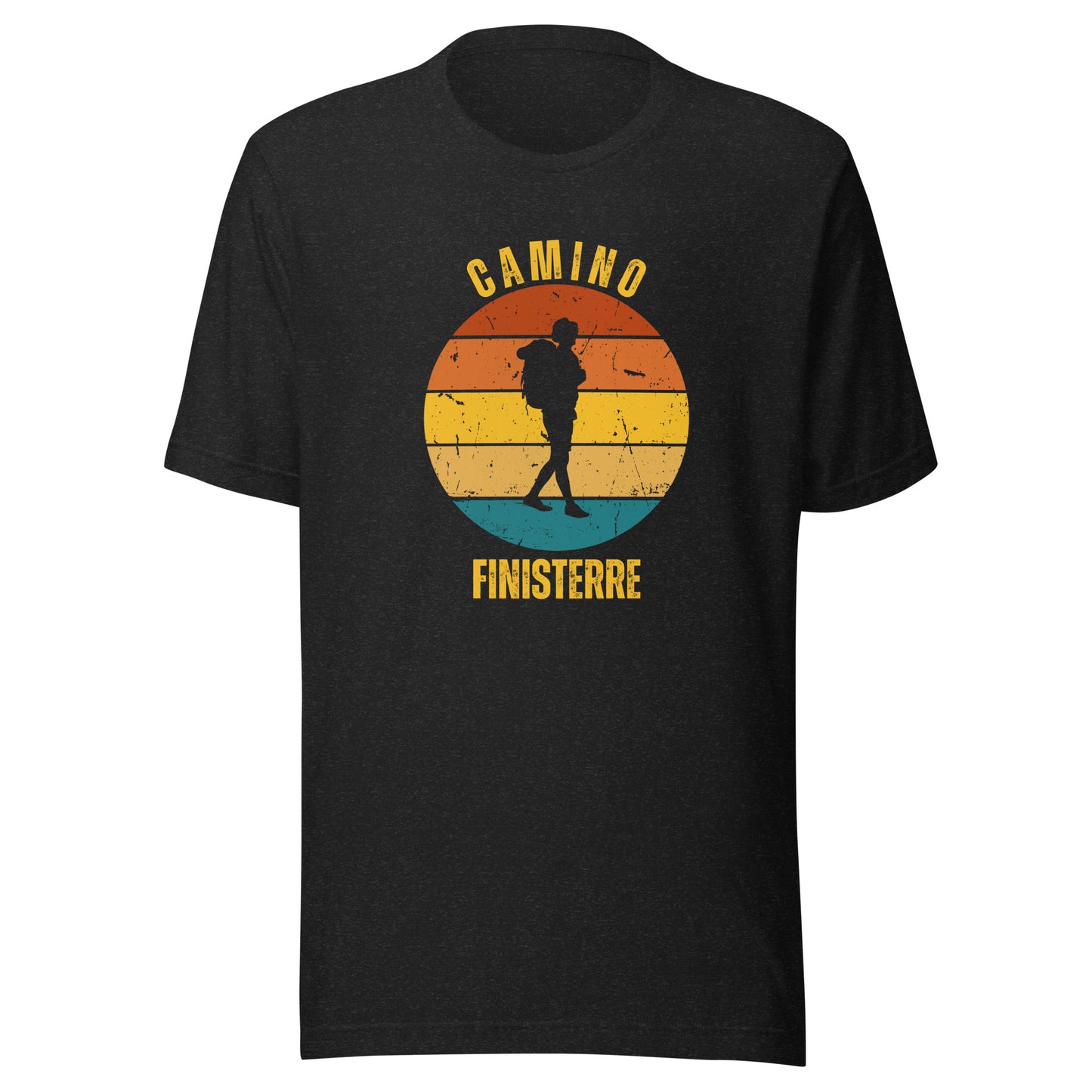 Camino Finisterre T-Shirt, Commemorate Camino de Santiago Finisterra Keepsake, Peregrino, Unisex