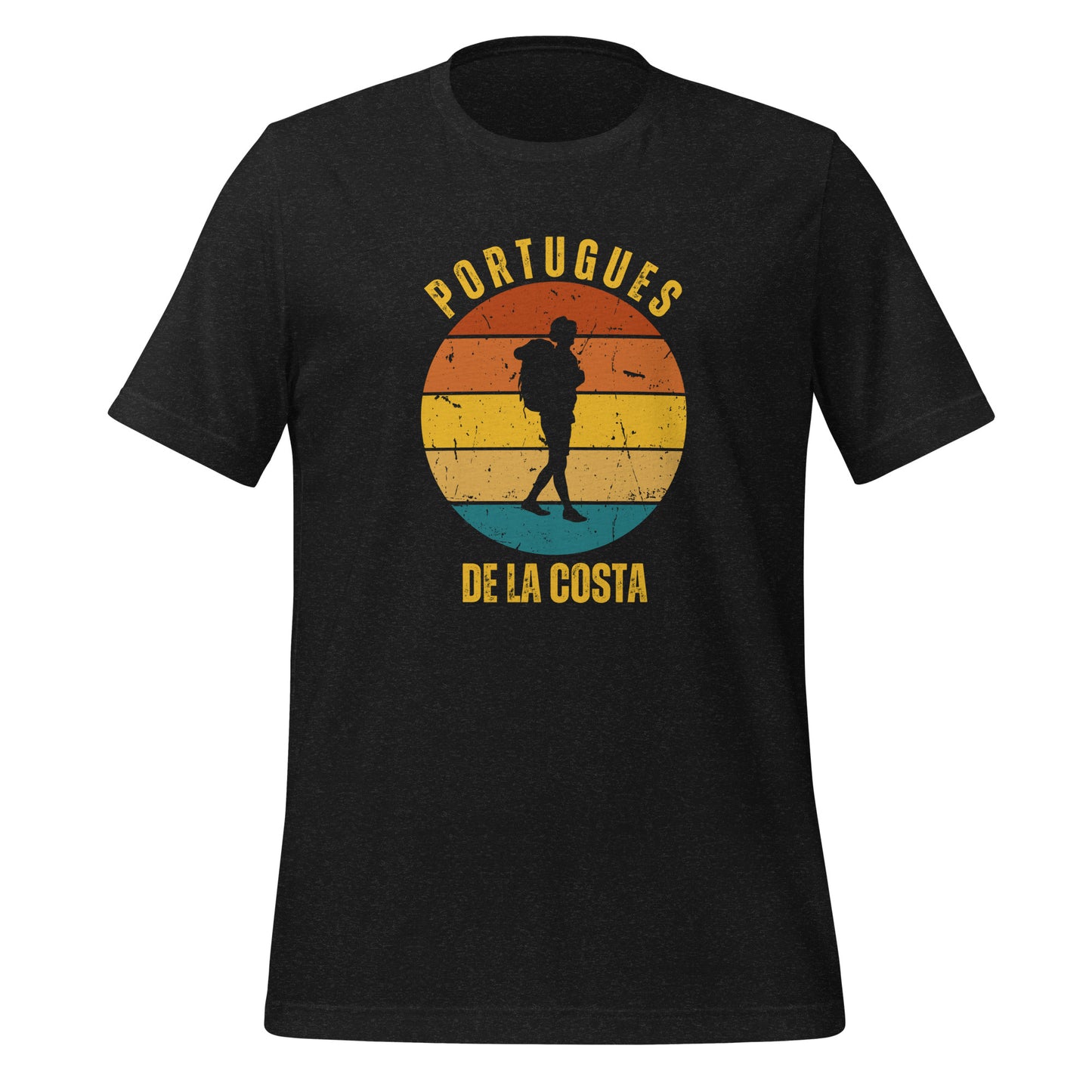 Portugues de la Costa T-Shirt, Commemorate Camino de Santiago, Solo Hiker, Unisex