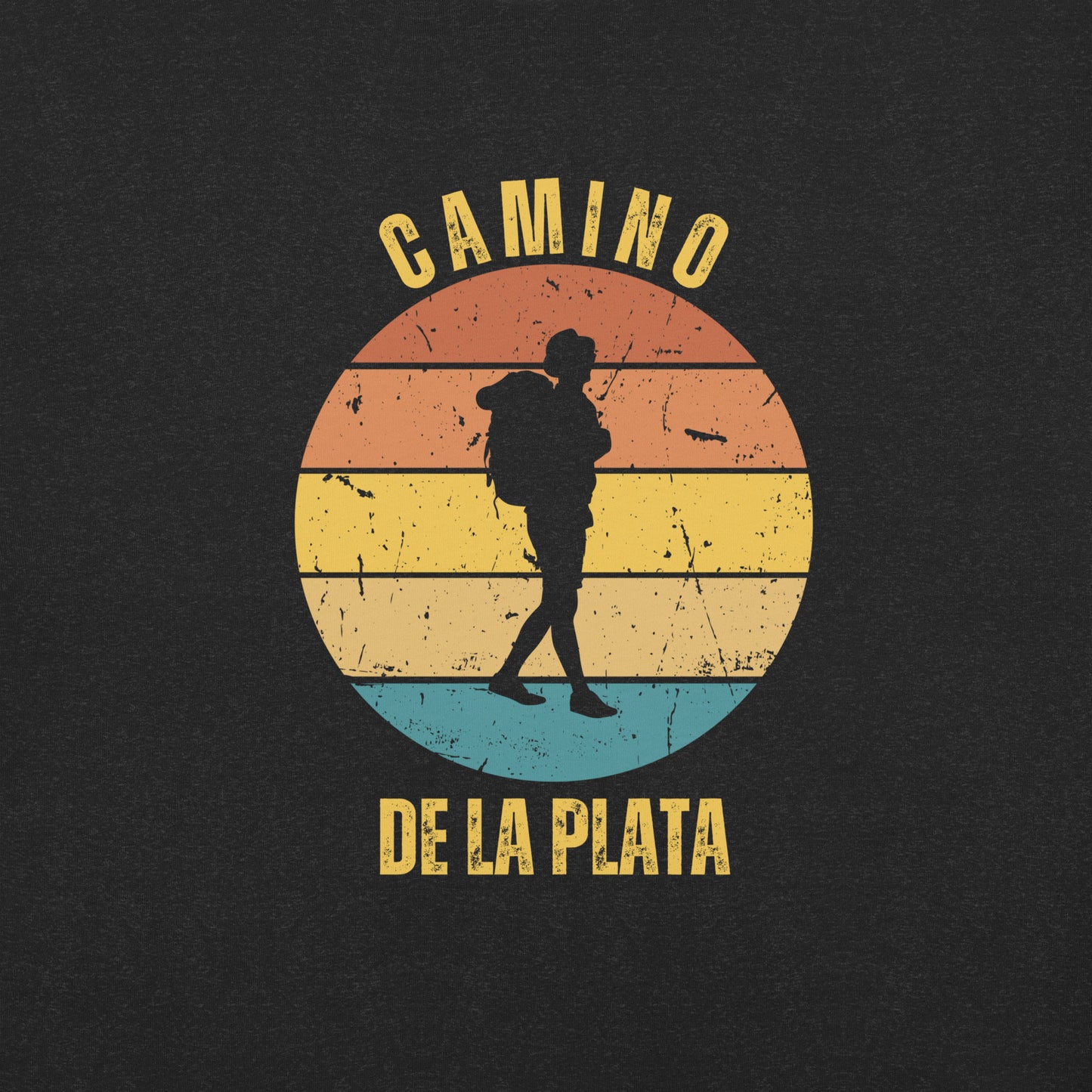 Camino Via de la Plata T-Shirt, Camino de Santiago Keepsake, Solo Peregrino, Unisex