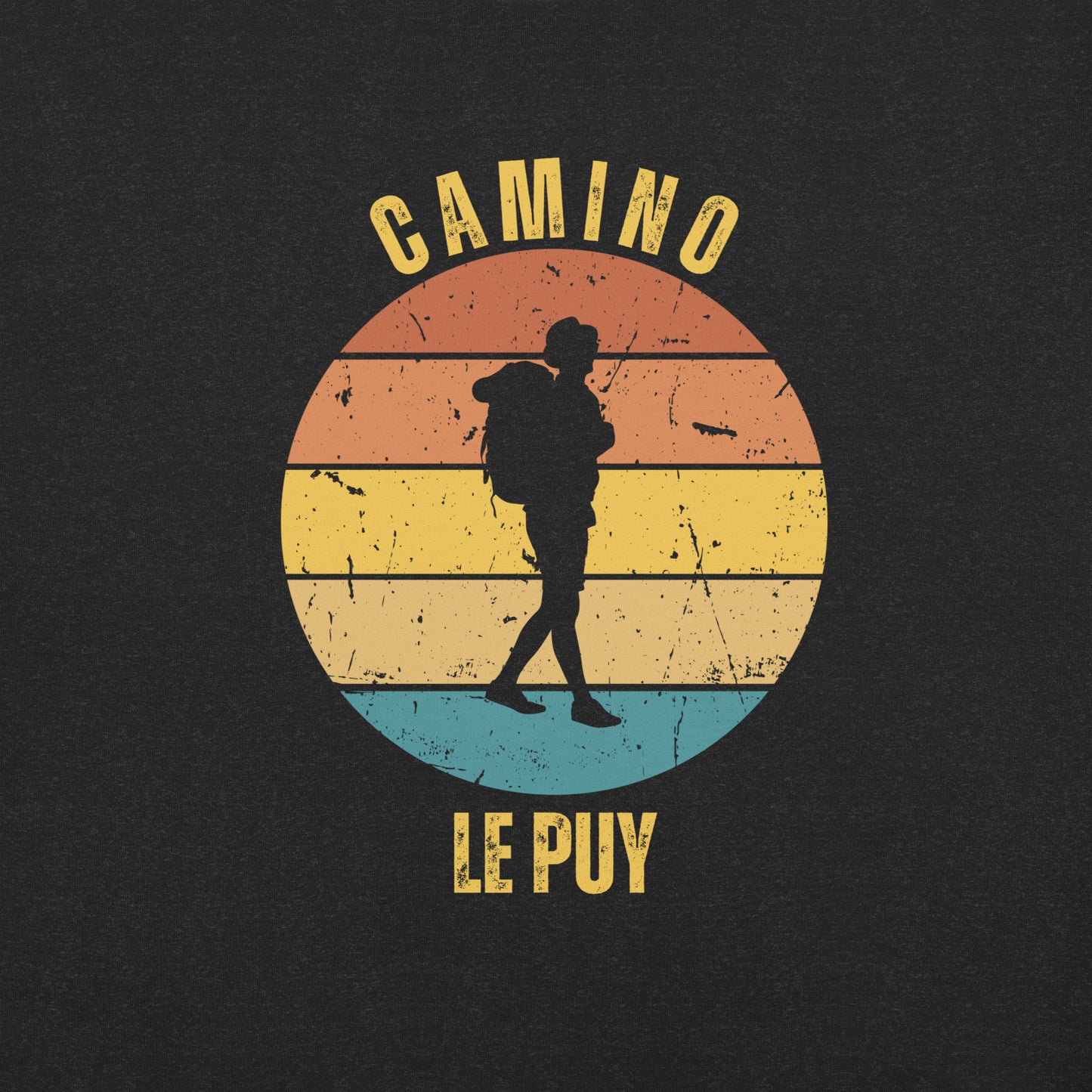 Le Puy Camino T-Shirt, Gift for Camino de Santiago Le Chemin Hiker, Keepsake for Solo Peregrino, Unisex