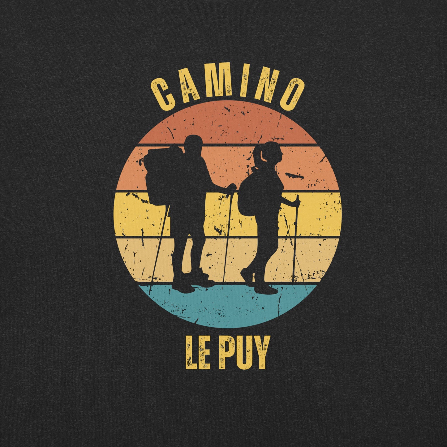 Le Puy Camino T-Shirt, Gift for Camino de Santiago Le Chemin 2 Hikers, Keepsake for Peregrino, Unisex