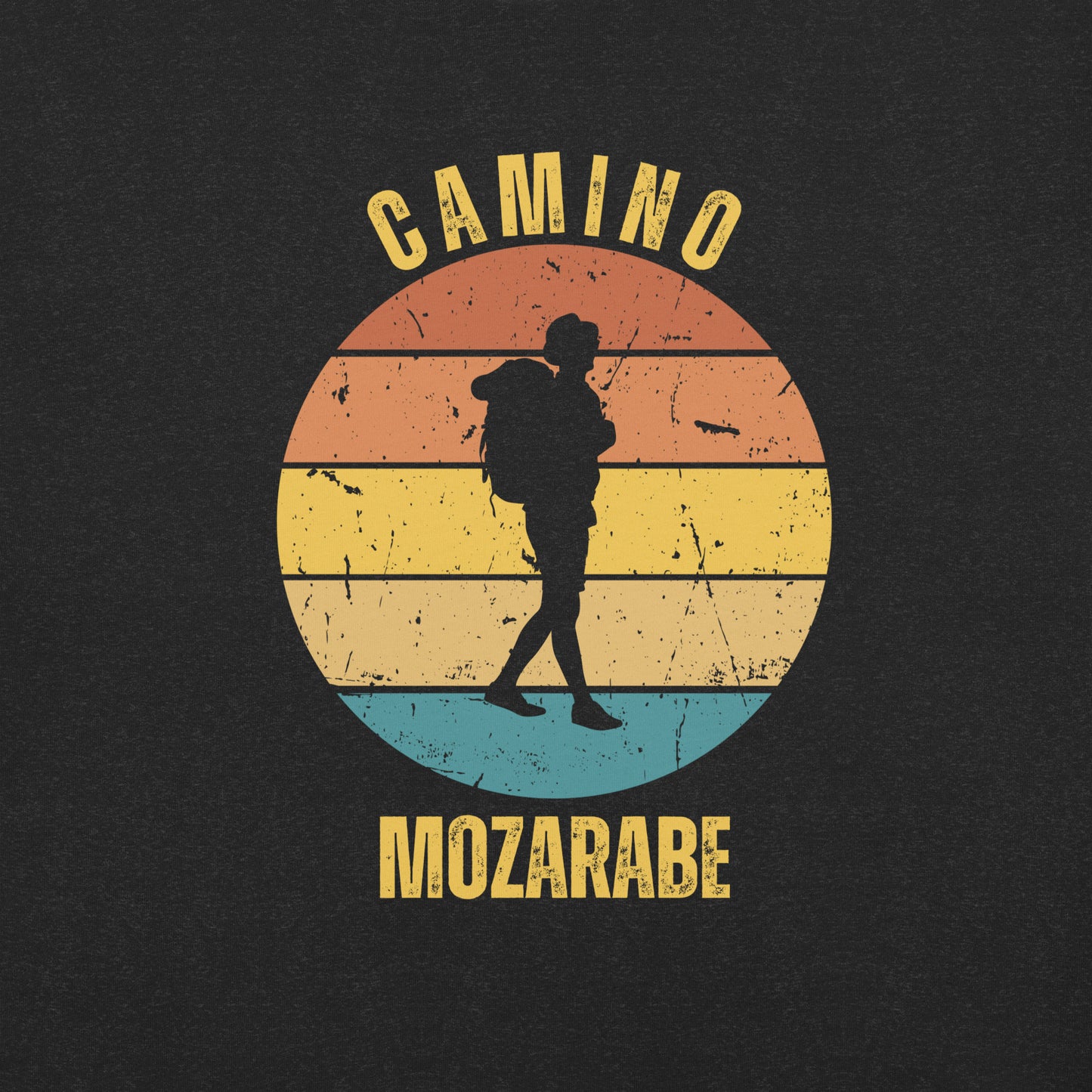 Camino Mozárabe T-Shirt, Gift for Camino de Santiago Spain Peregrino, Keepsake, Solo Hiker, Unisex