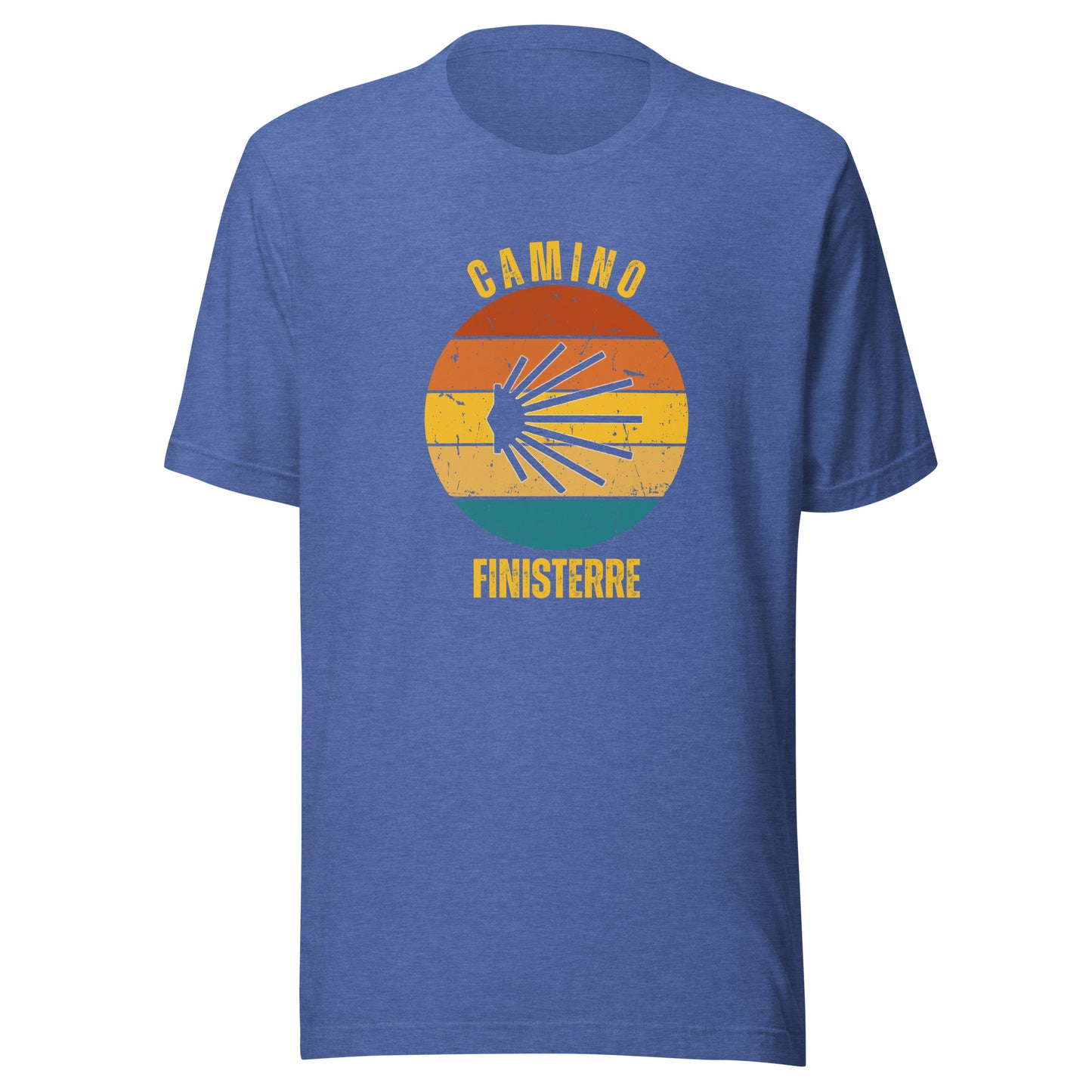 Camino Finisterre T-Shirt, Commemorate Camino de Santiago Finisterra Keepsake, Seashell, Unisex