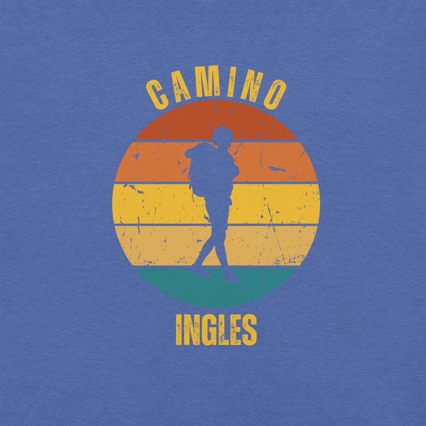 Peregrino Ingles, Camino de Santiago Keepsake, Solo Hiker, Unisex T-Shirt