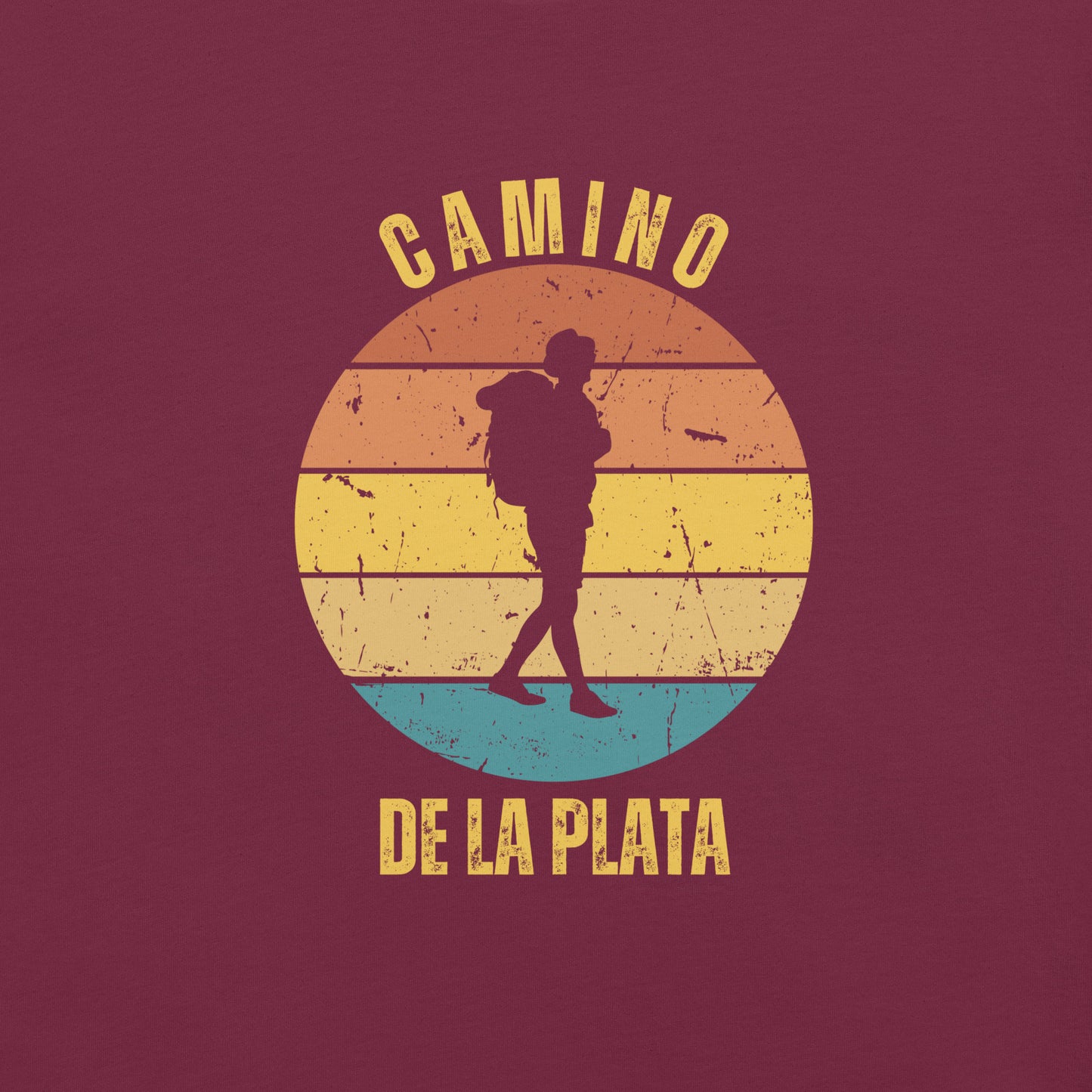 Camino Via de la Plata T-Shirt, Camino de Santiago Keepsake, Solo Peregrino, Unisex