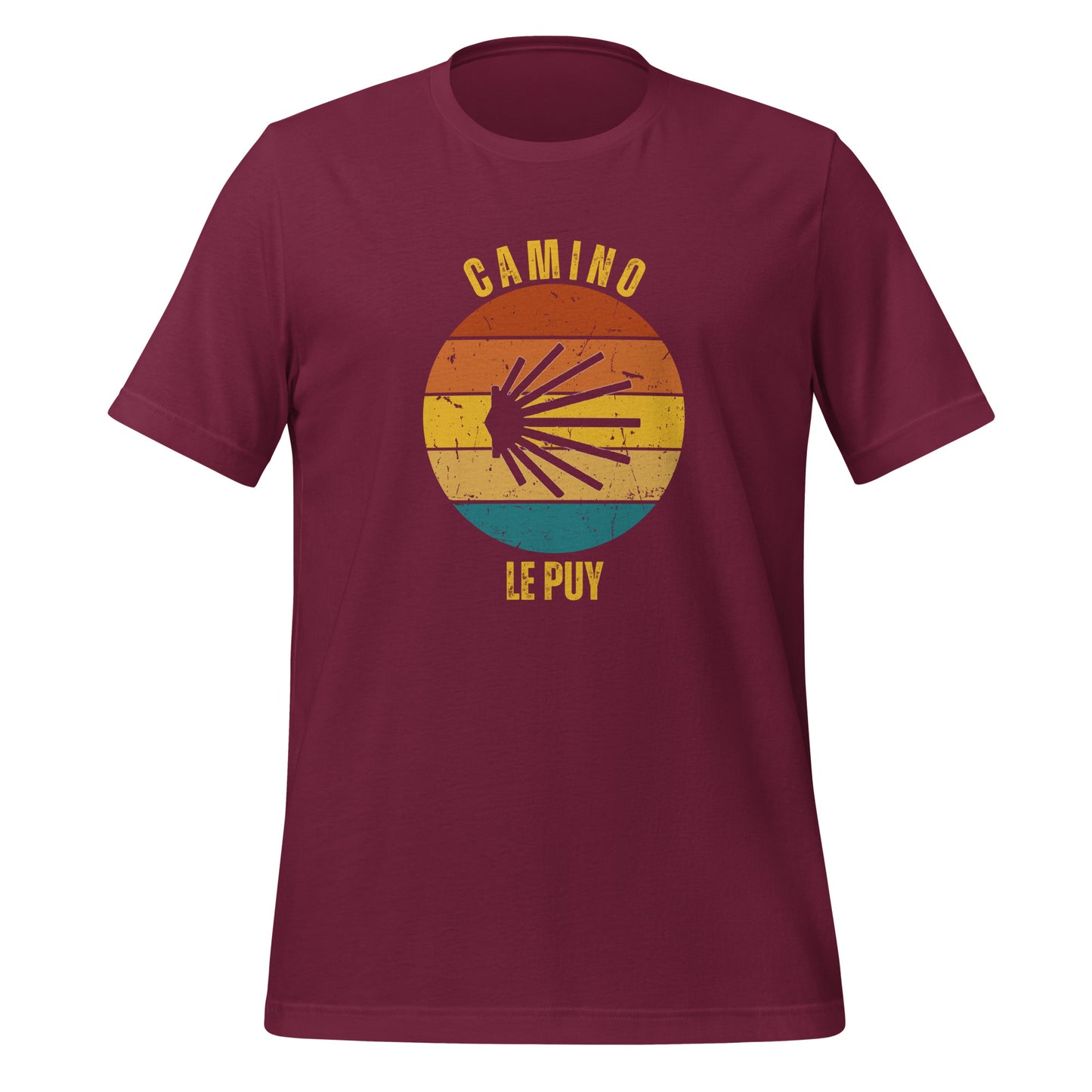 Le Puy Camino T-Shirt, Gift for Camino de Santiago Le Chemin, Keepsake, Seashell, Unisex