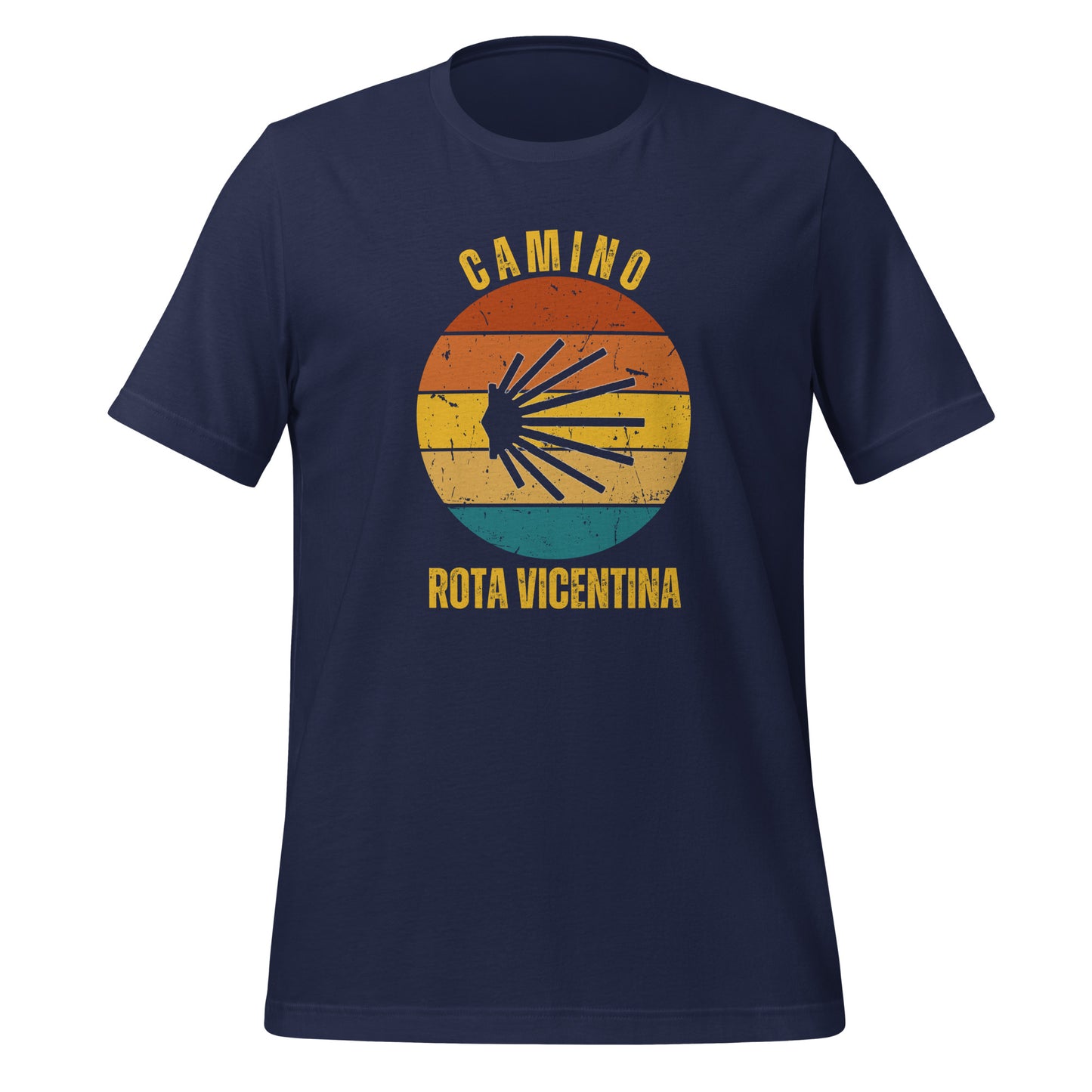 Rota Vicentina T-Shirt, Camino de Santiago Portugues Keepsake, Seashell, Unisex