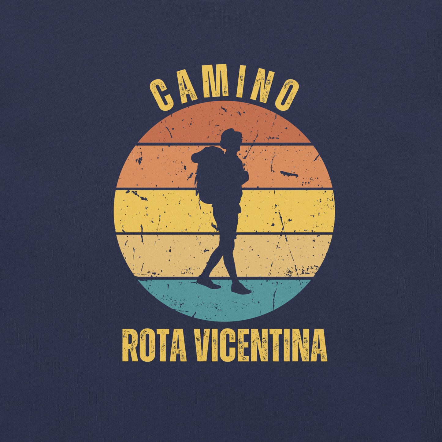 Rota Vicentina T-Shirt, Camino de Santiago Portugues Keepsake, Solo Peregrino, Unisex