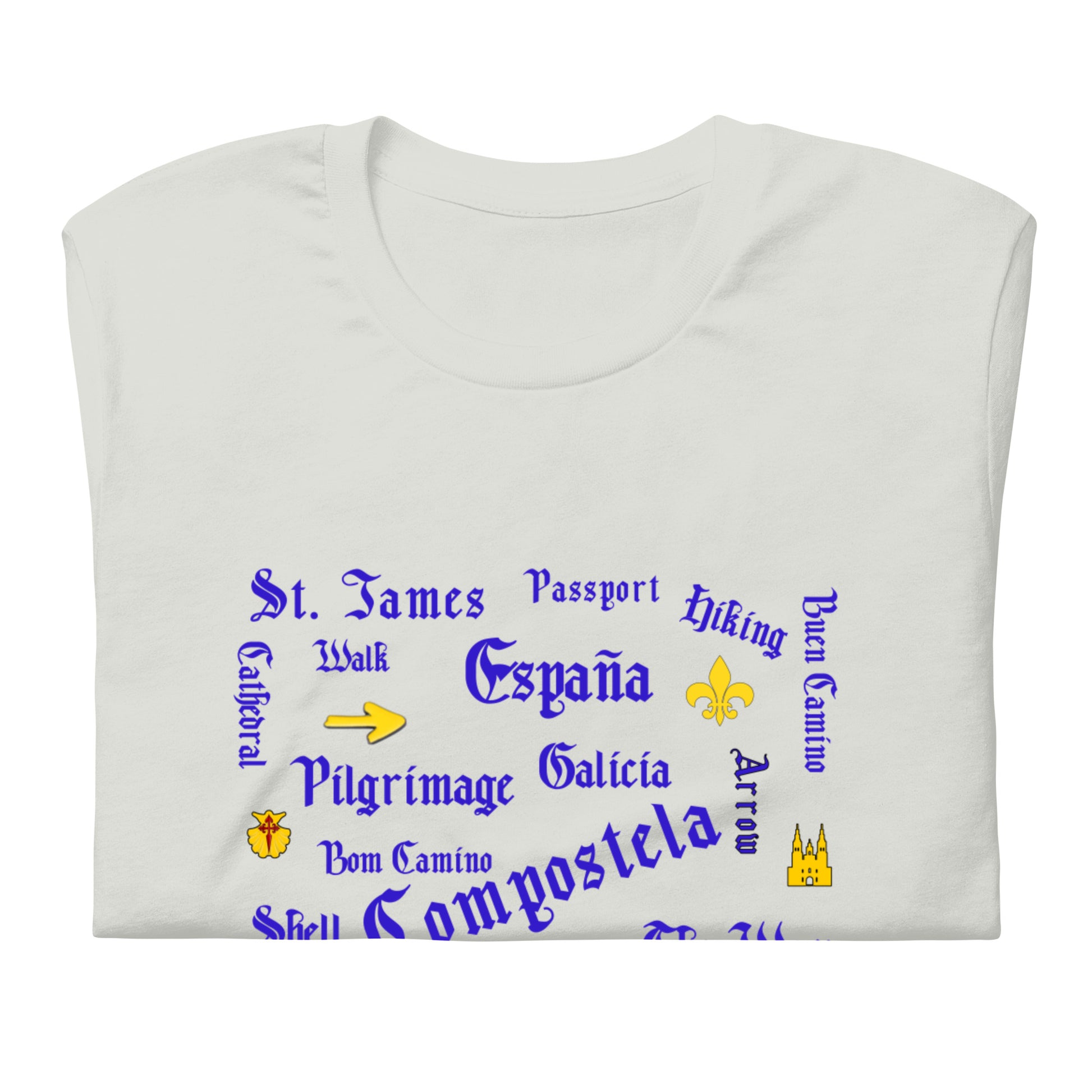 Camino de Santiago Compostela tee gift