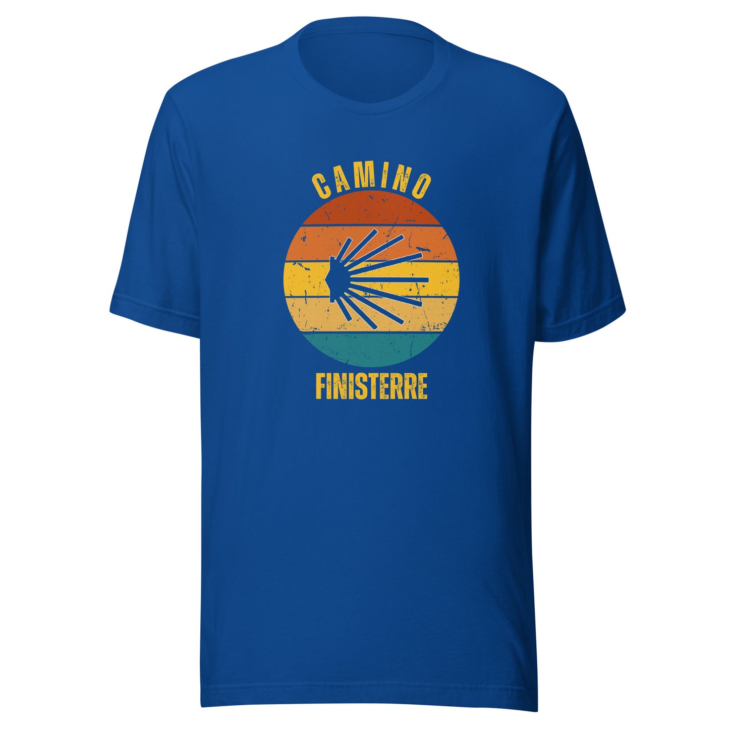 Camino Finisterre T-Shirt, Commemorate Camino de Santiago Finisterra Keepsake, Seashell, Unisex