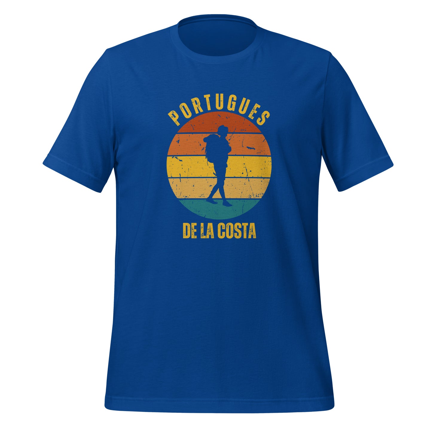 Portugues de la Costa T-Shirt, Commemorate Camino de Santiago, Solo Hiker, Unisex