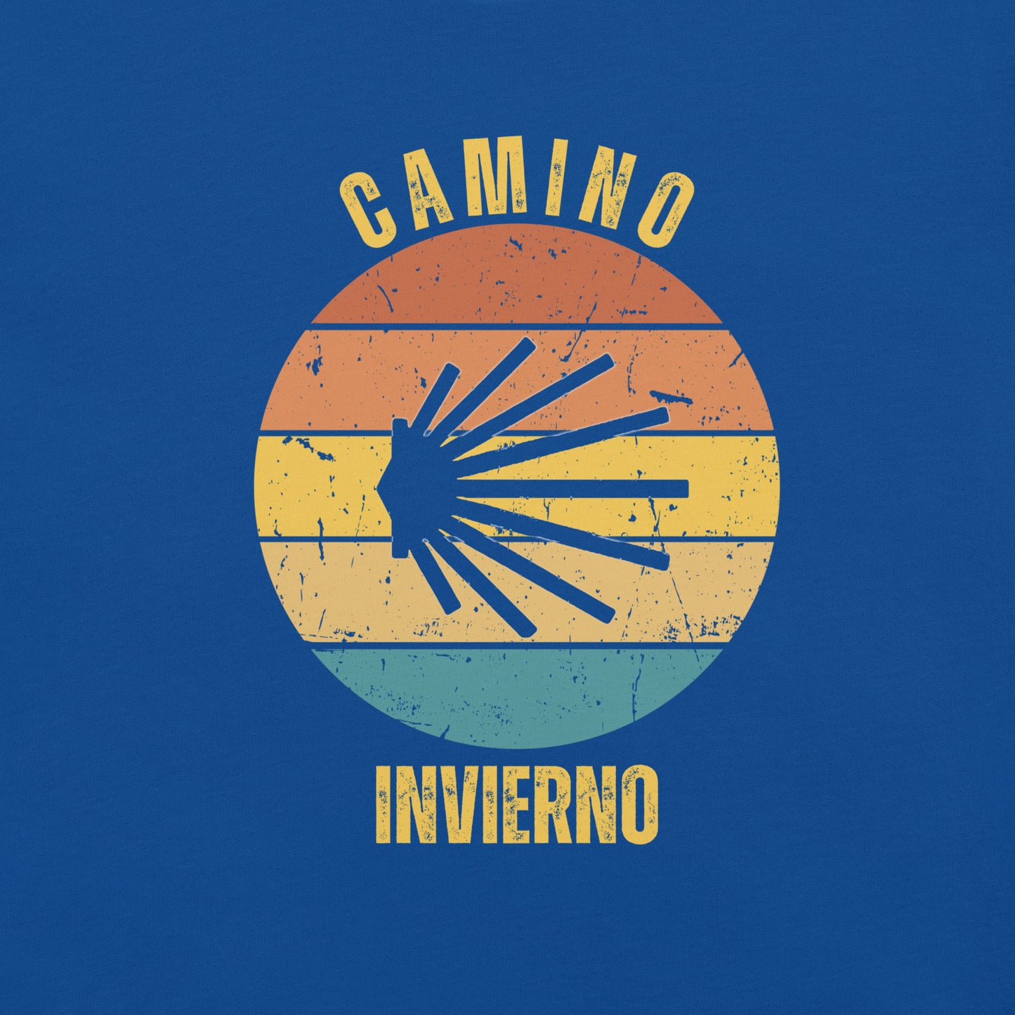 Camino Invierno T-Shirt, Gift for Camino de Santiago Winter Way Peregrino, Keepsake, Seashell, Unisex