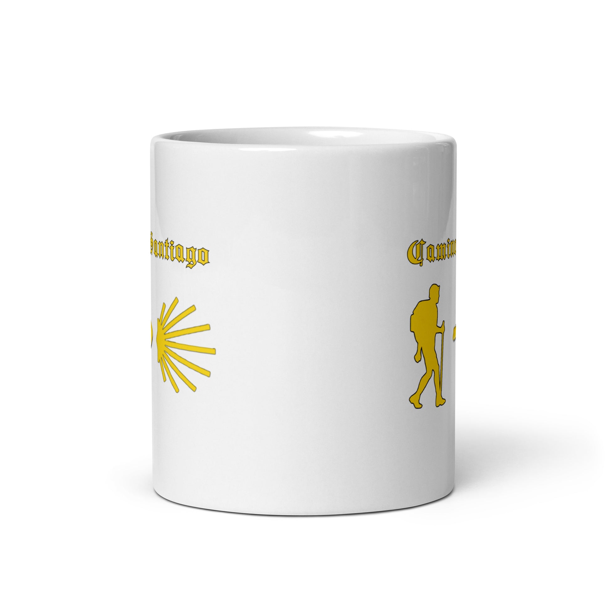 Camino de Santiago White Mug Front