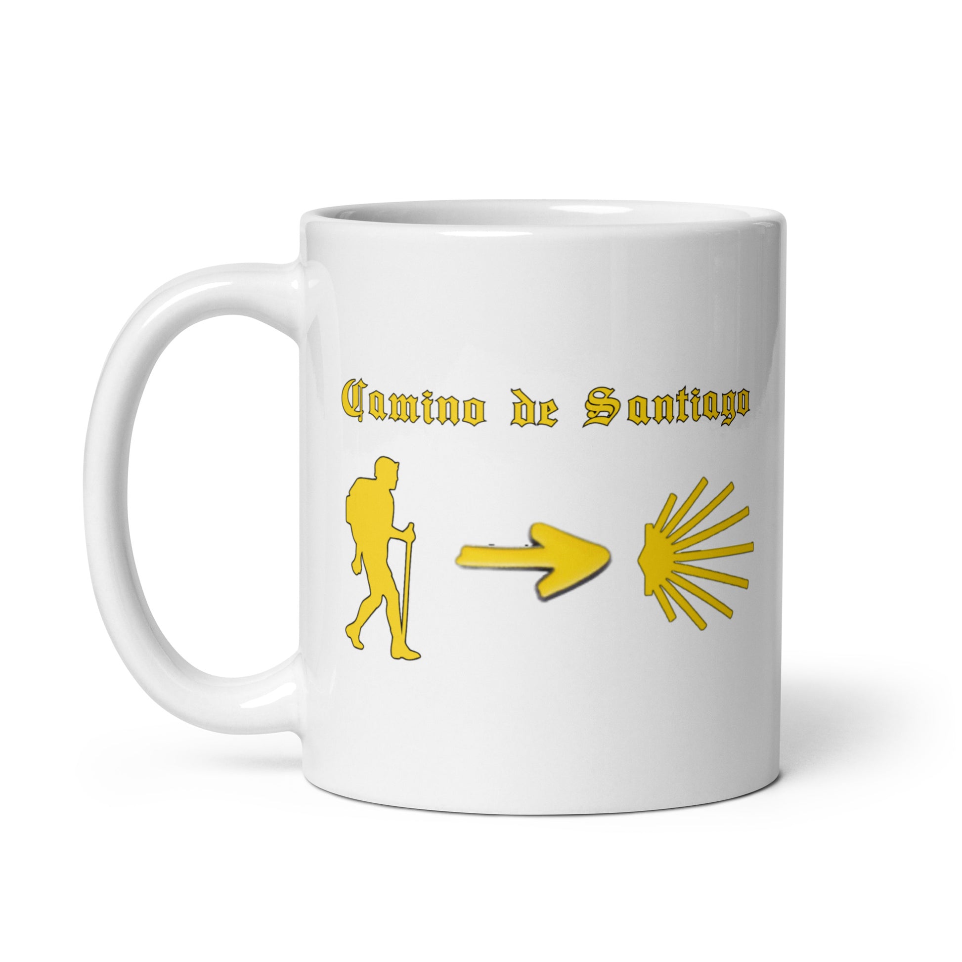 Camino de Santiago White Mug