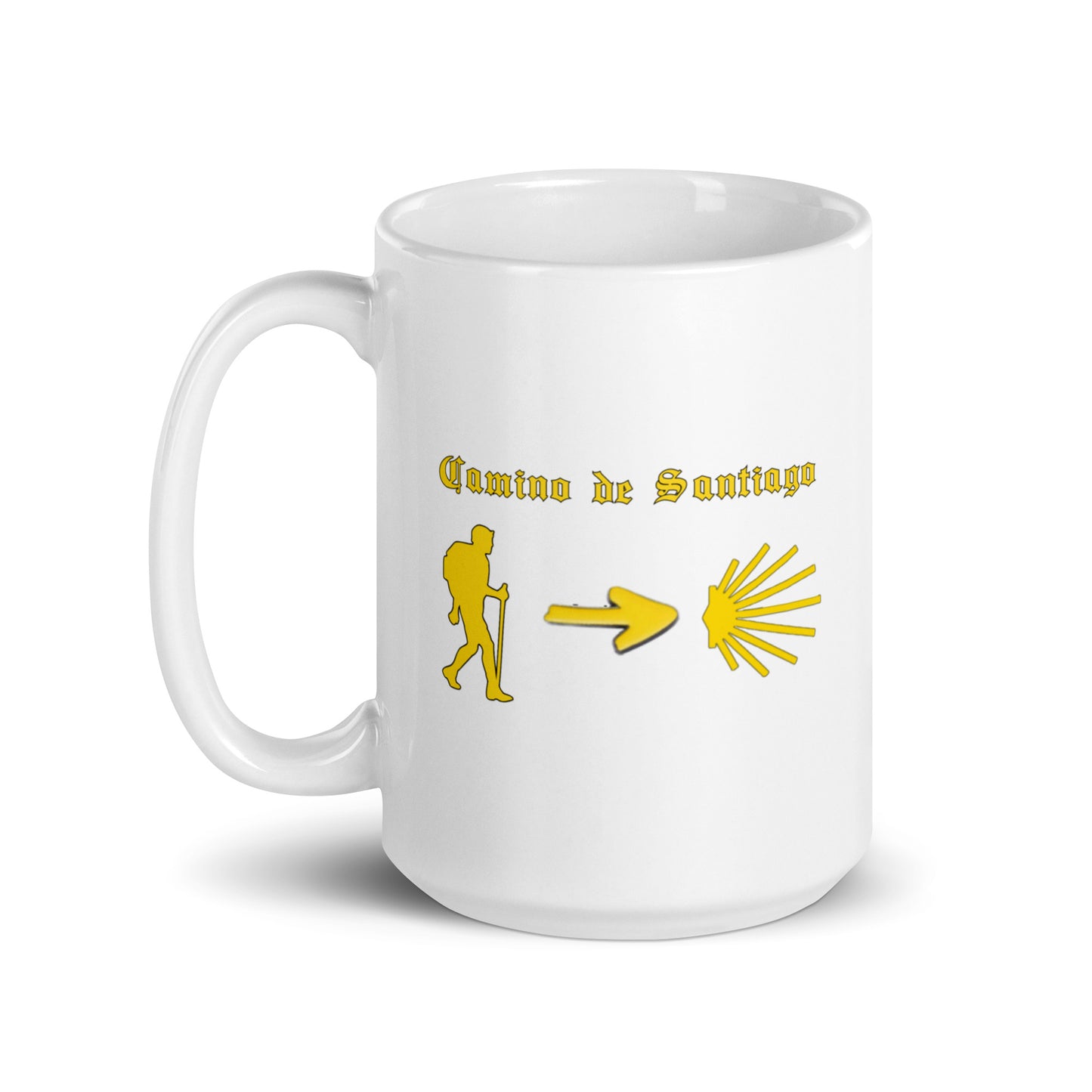 Camino de Santiago White Mug