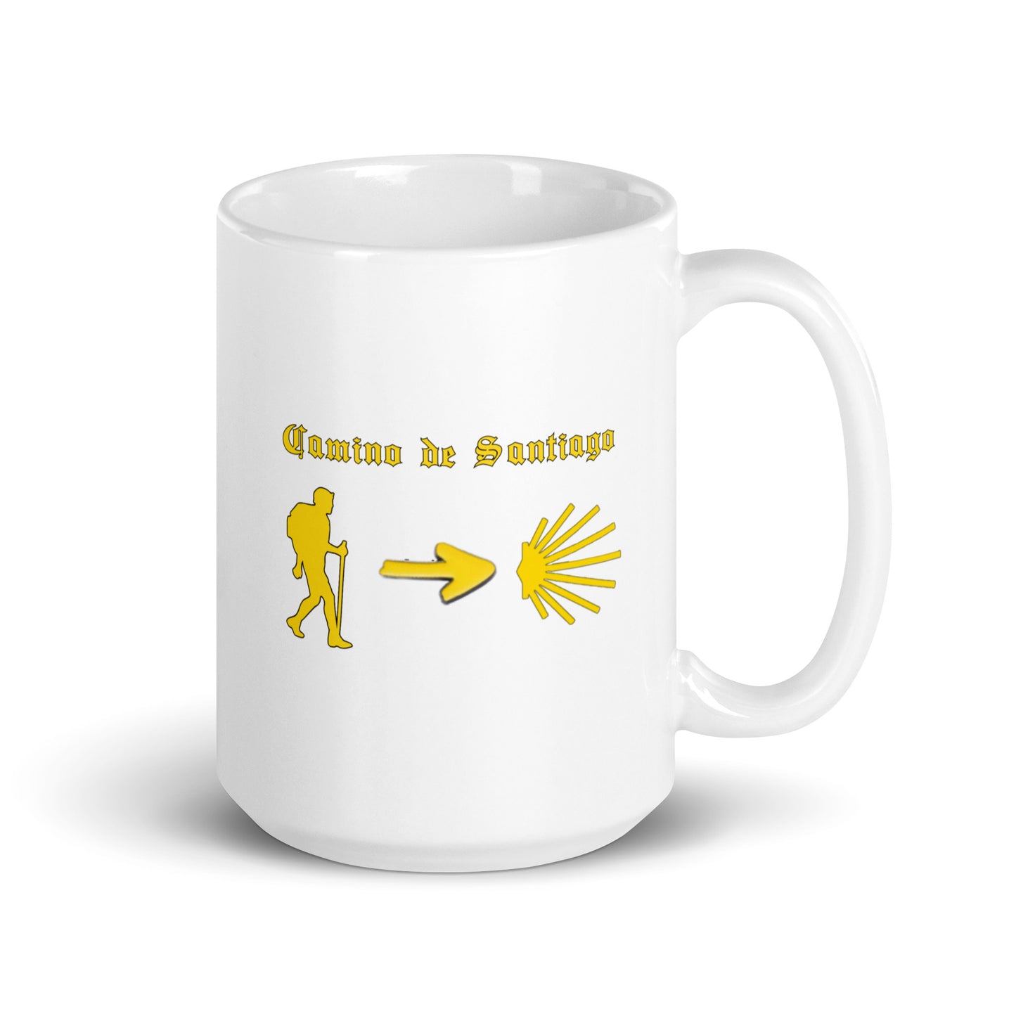 Camino de Santiago White Mug