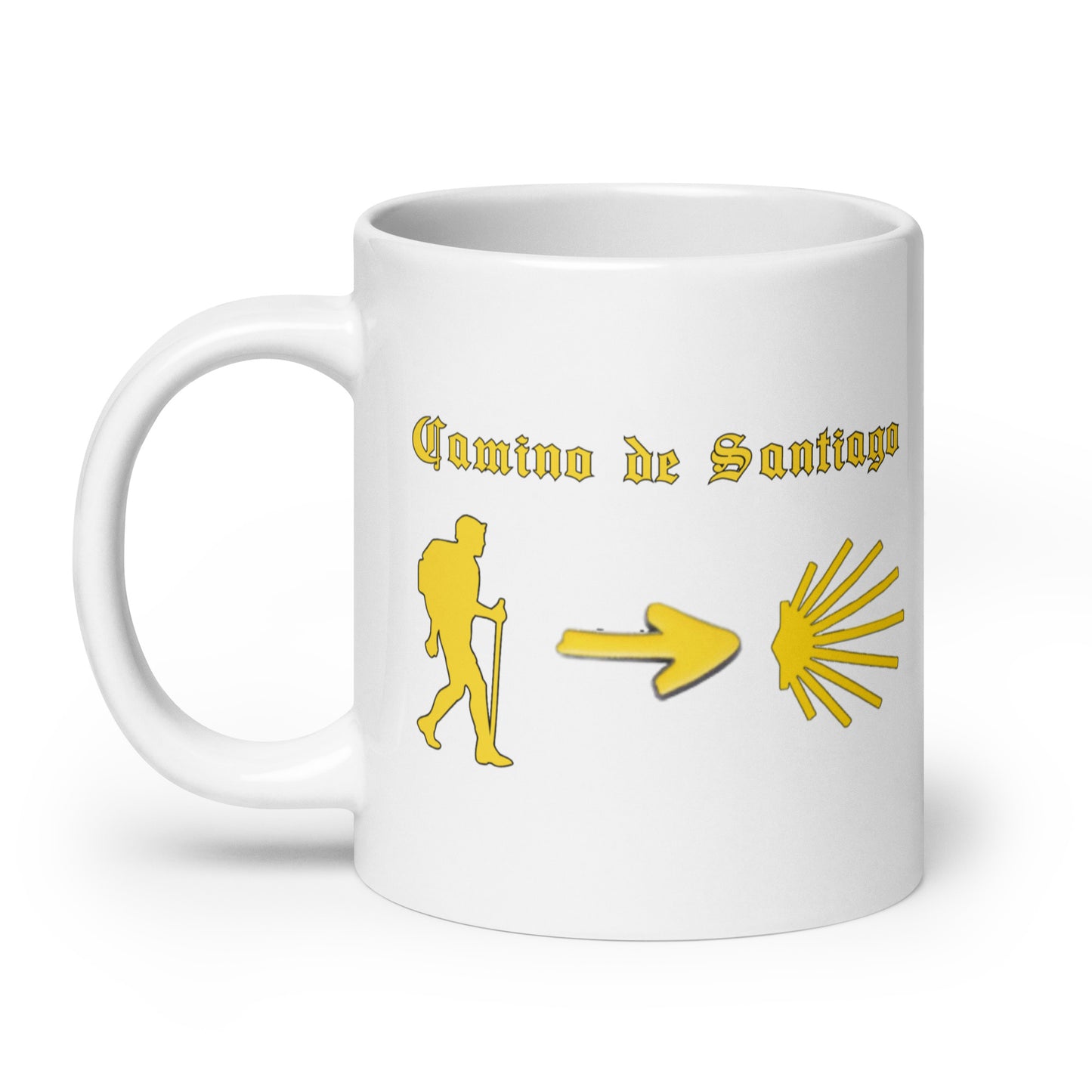 Camino de Santiago White Mug