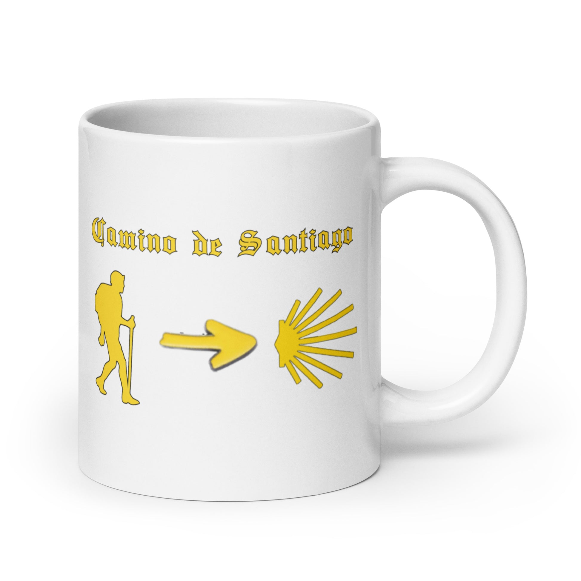 Camino de Santiago White Mug