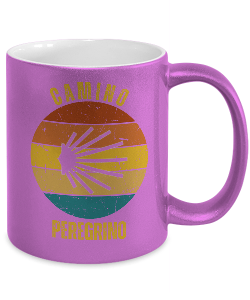 Camino de Santiago Glitter Mug