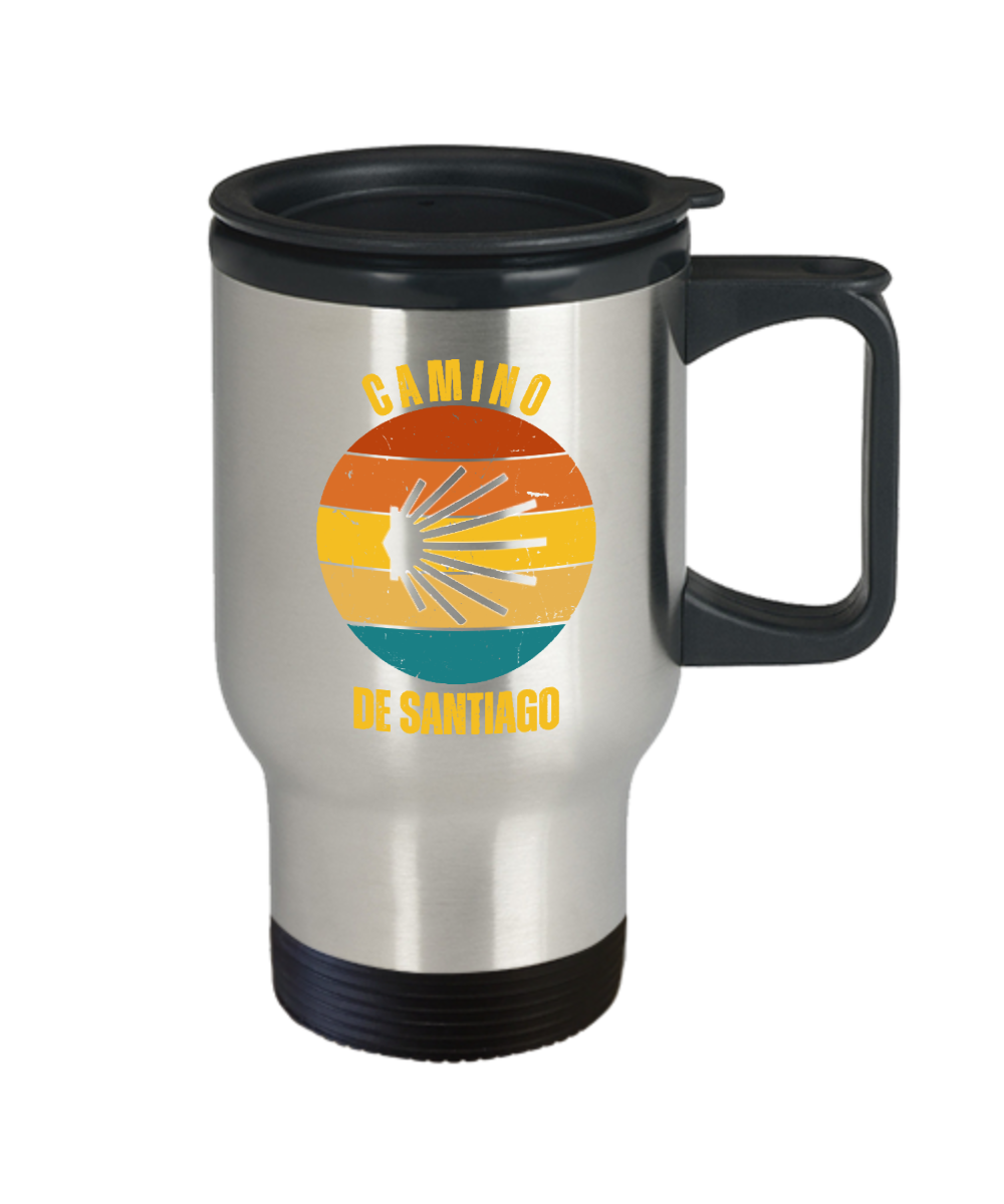 Camino de Santiago Seashell travel mug