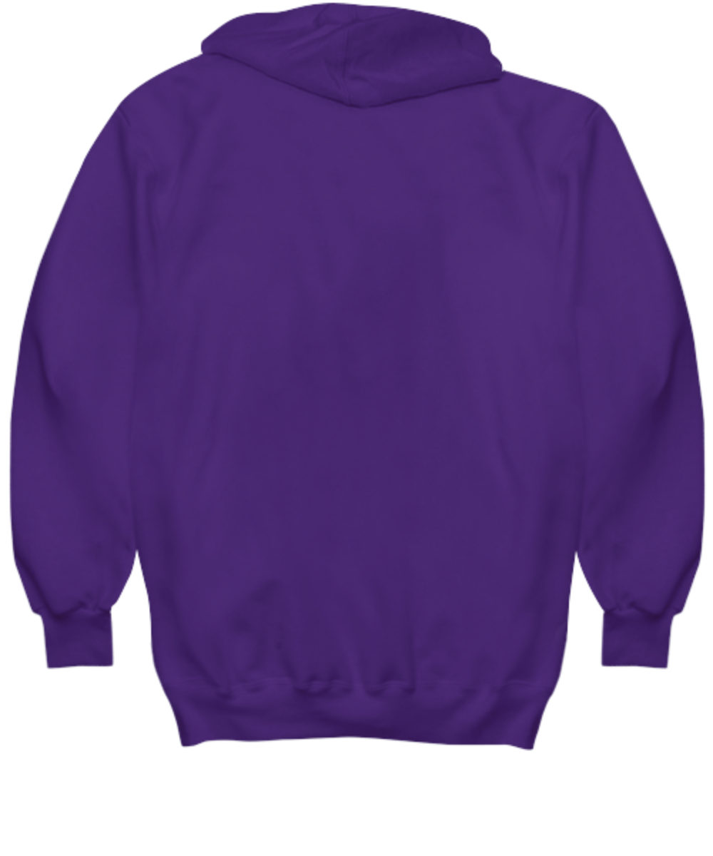 Camino de Santiago Hoodie Back Purple