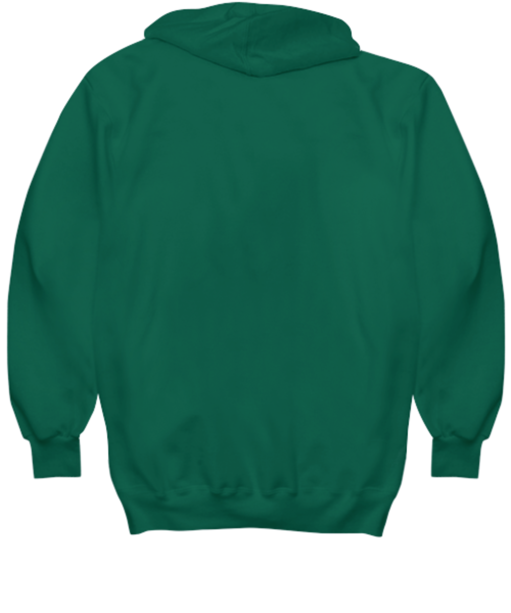 Camino de Santiago Hoodie Back Kelly Green