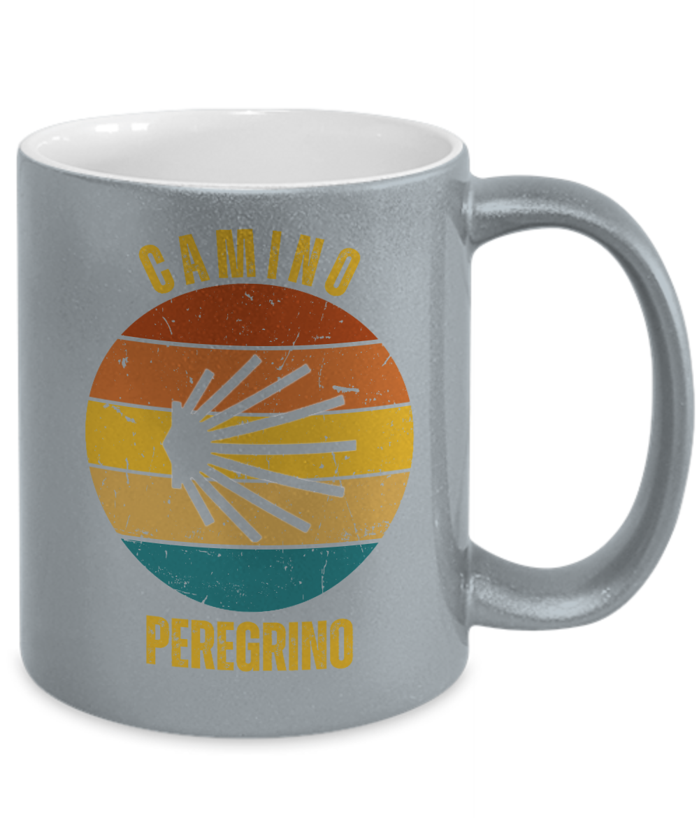 Camino de Santiago Glitter Mug