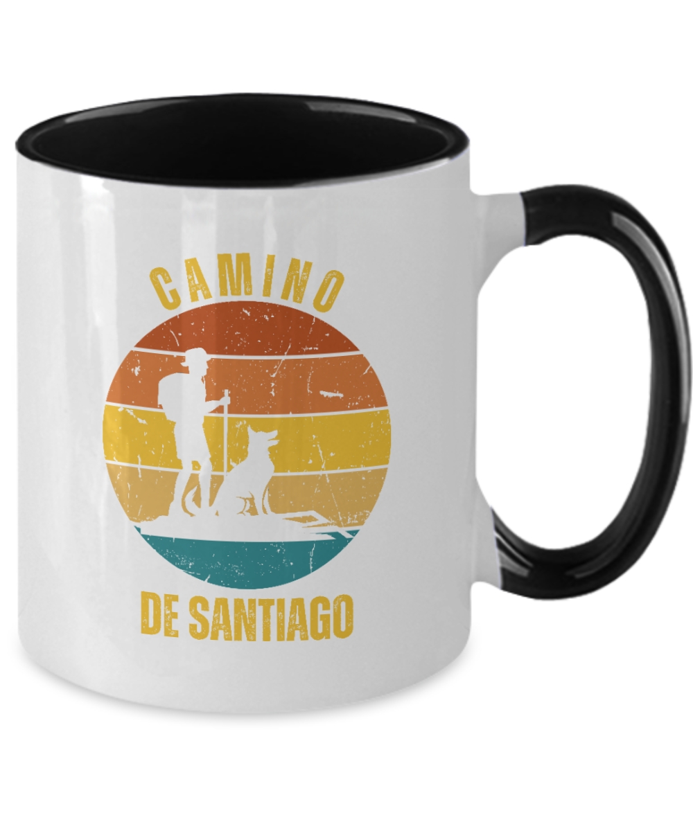 Camino de Santiago 2-tone mug