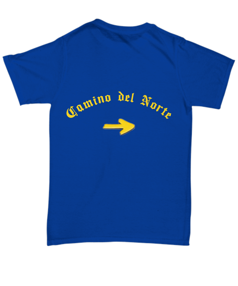 Camino de Santiago del Norte Premium Unisex T-shirt, Short Sleeve