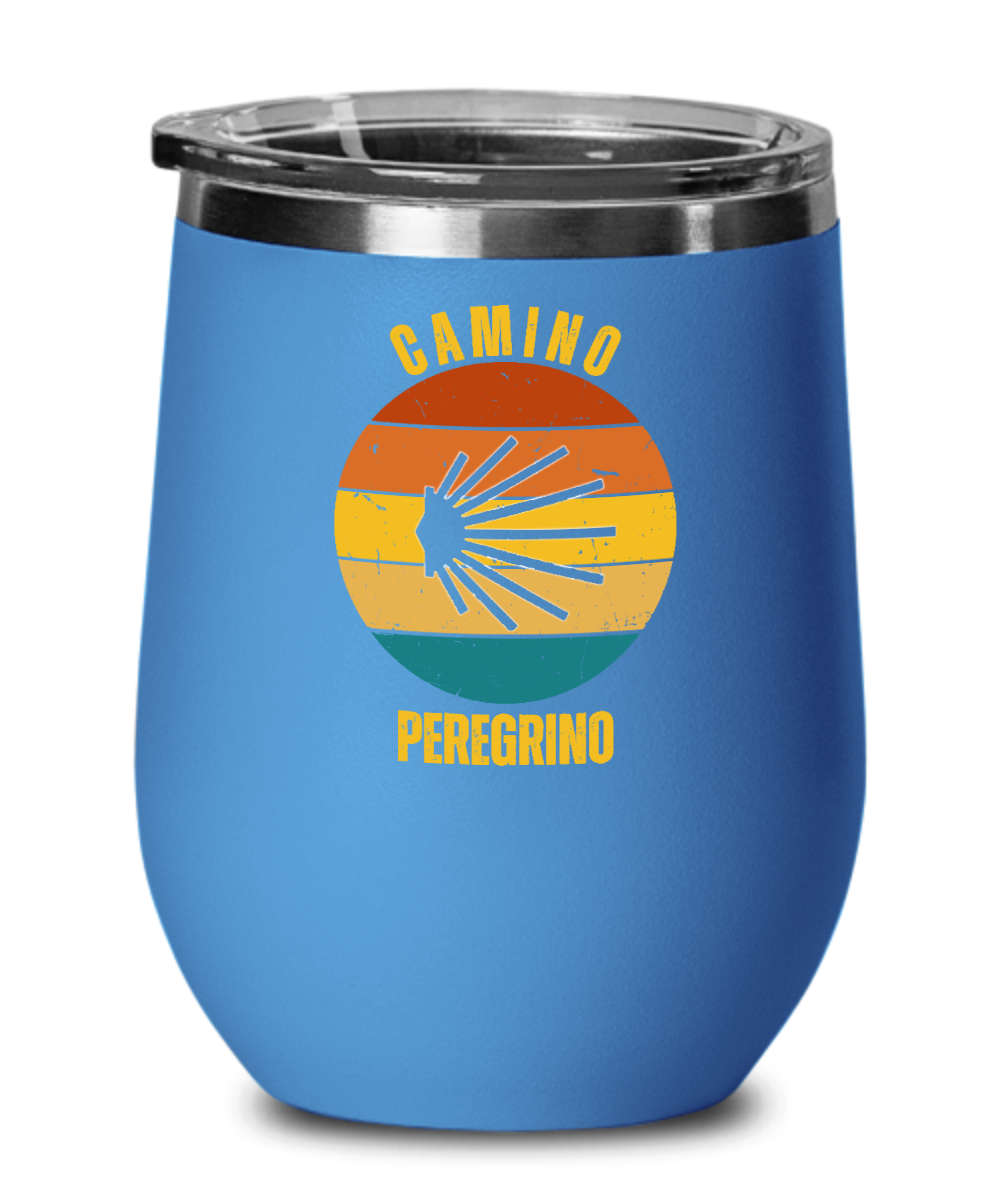 Camino de Santiago Peregrino Wine Tumbler