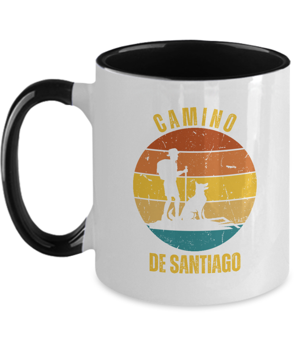 Camino de Santiago 2-tone mug