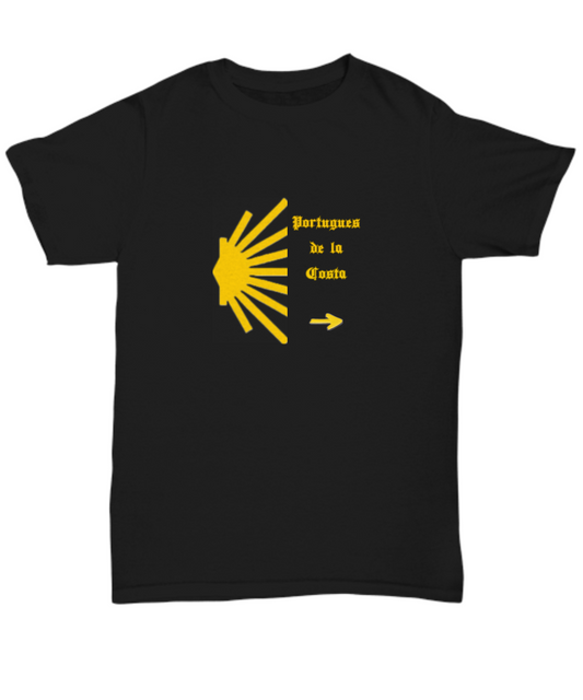 Camino Portugues de la Costa tshirt