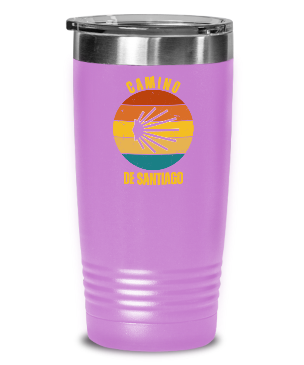 Camino de Santiago seashell tumbler