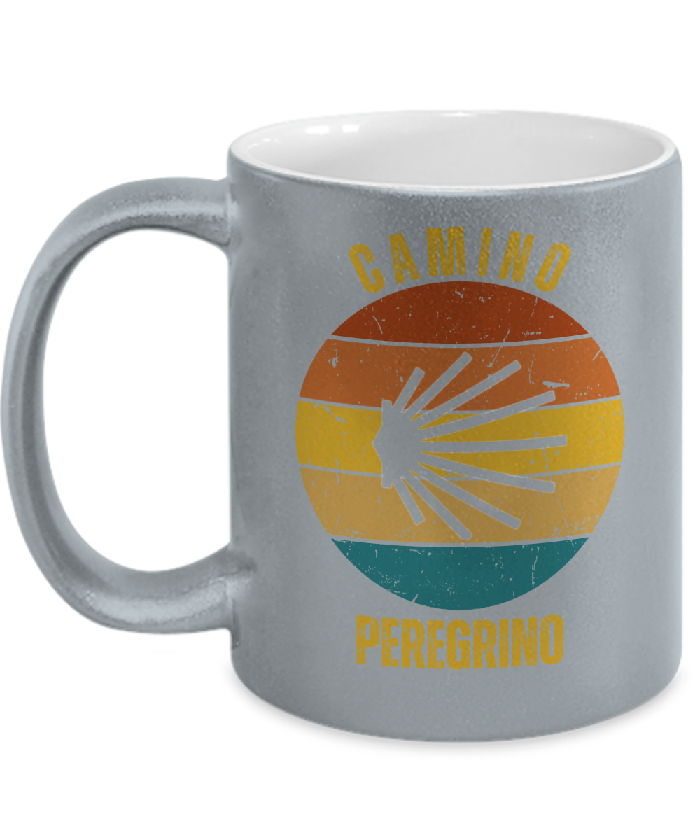 Camino de Santiago Glitter Mug