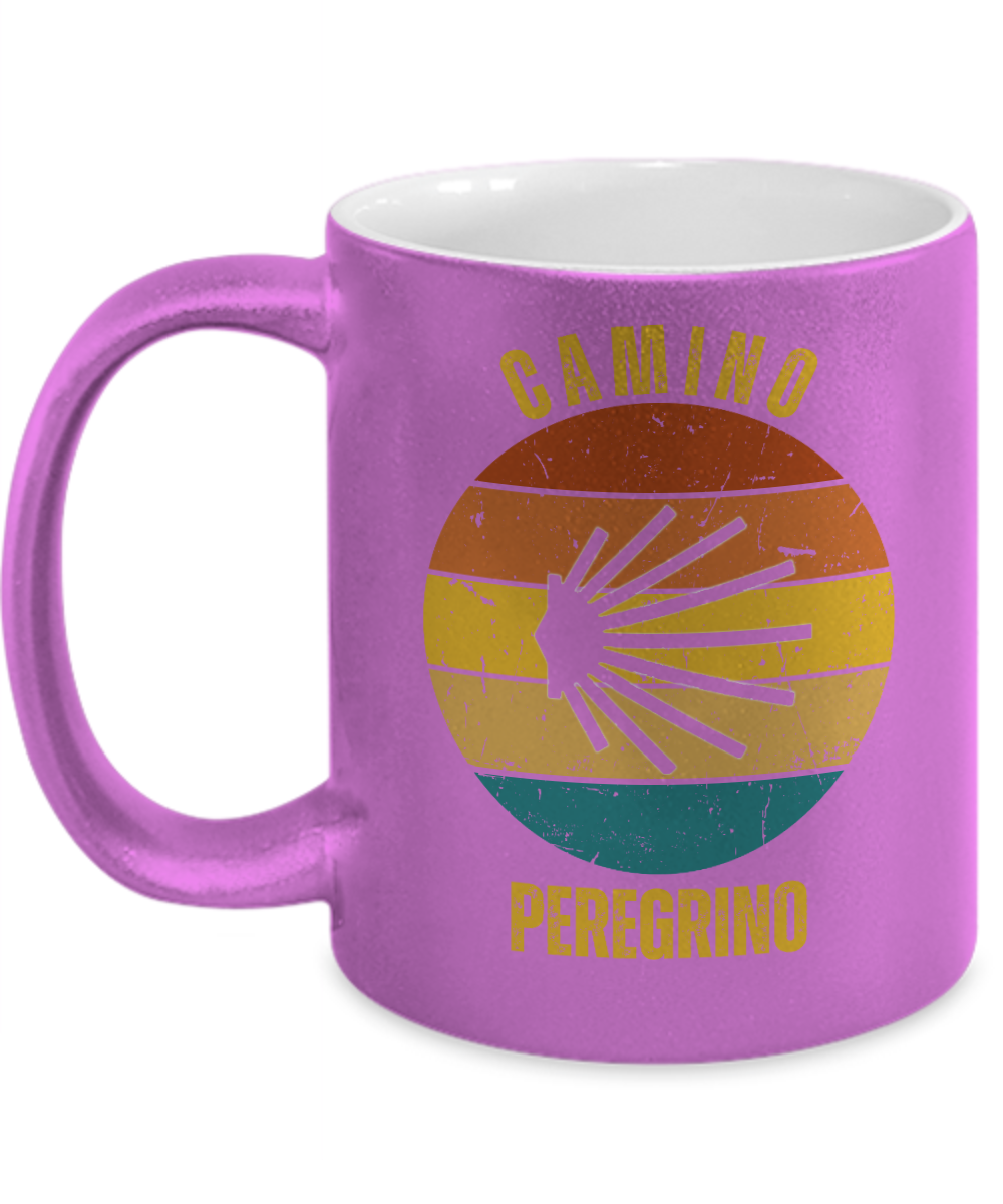 Camino de Santiago Glitter Mug