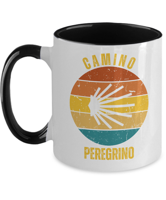 2-tone Camino de Santiago Mug Black