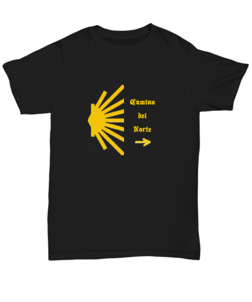 camino de santiago del Norte tshirt